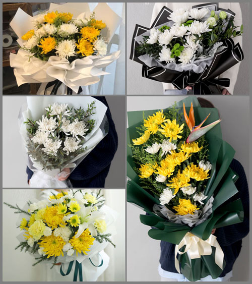 广东江门市恩平市横陂镇横盘村白事花束代送